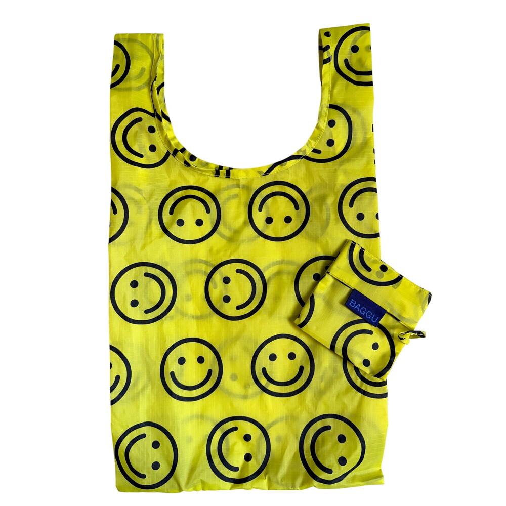 Baggu Baby Reusable Tote (Yellow Happy)